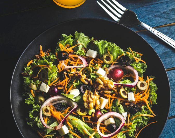 The house salad